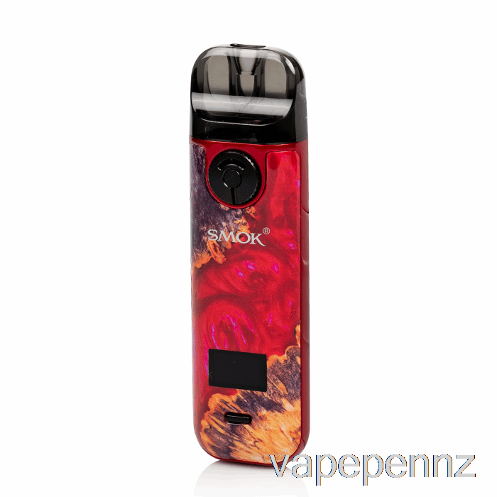 SMOK NOVO 4 25W Pod Kit Red Stabilizing Wood VAPE NZ
